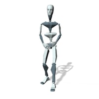 Mocap Walk follow and looking forward