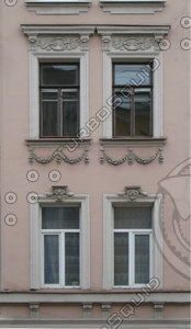 windows 148 - Facade of a historic European building