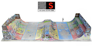 skate park scan 24k 3D