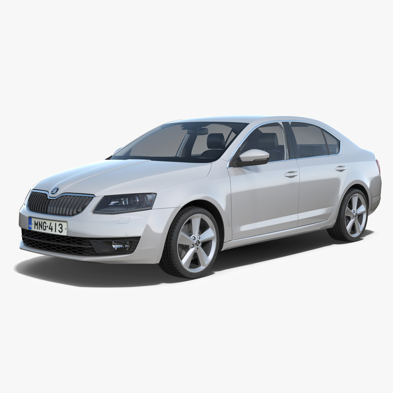 skoda octavia 2016 3d model