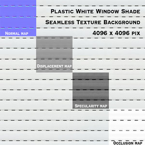 White Plastic Sunblind