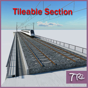 3d bridge section tileable