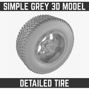 truck tire 3d max