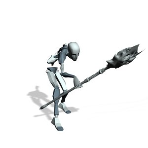 Wizard wand stab attack