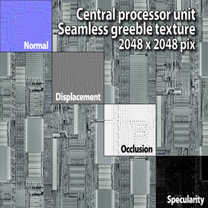 Greeble Seamless Background