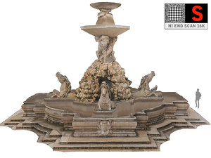3D salzburg fountain