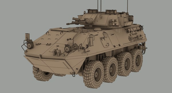 australian vehicle aslav 3d lwo