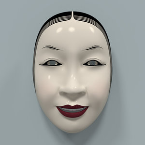 3d model of woman mask