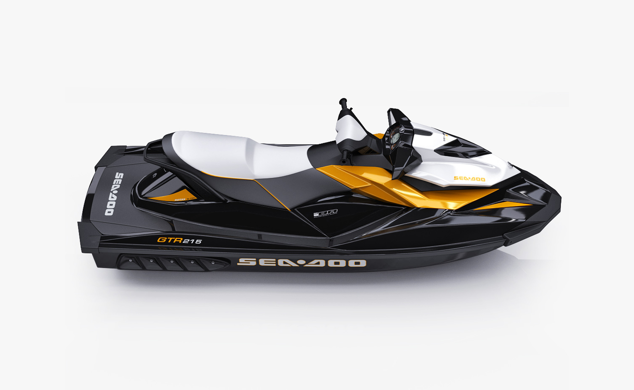 Jetski Bombardier SeaDoo GTI 215 2012 2013 2014 3DModell TurboSquid