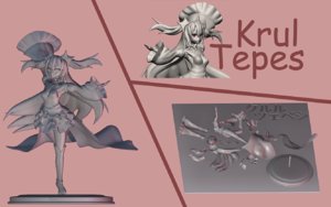 Krul Teppes. Assembly figurine from Owari no Seraph.