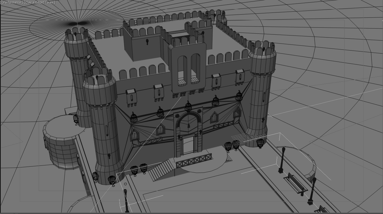 城堡3d模型