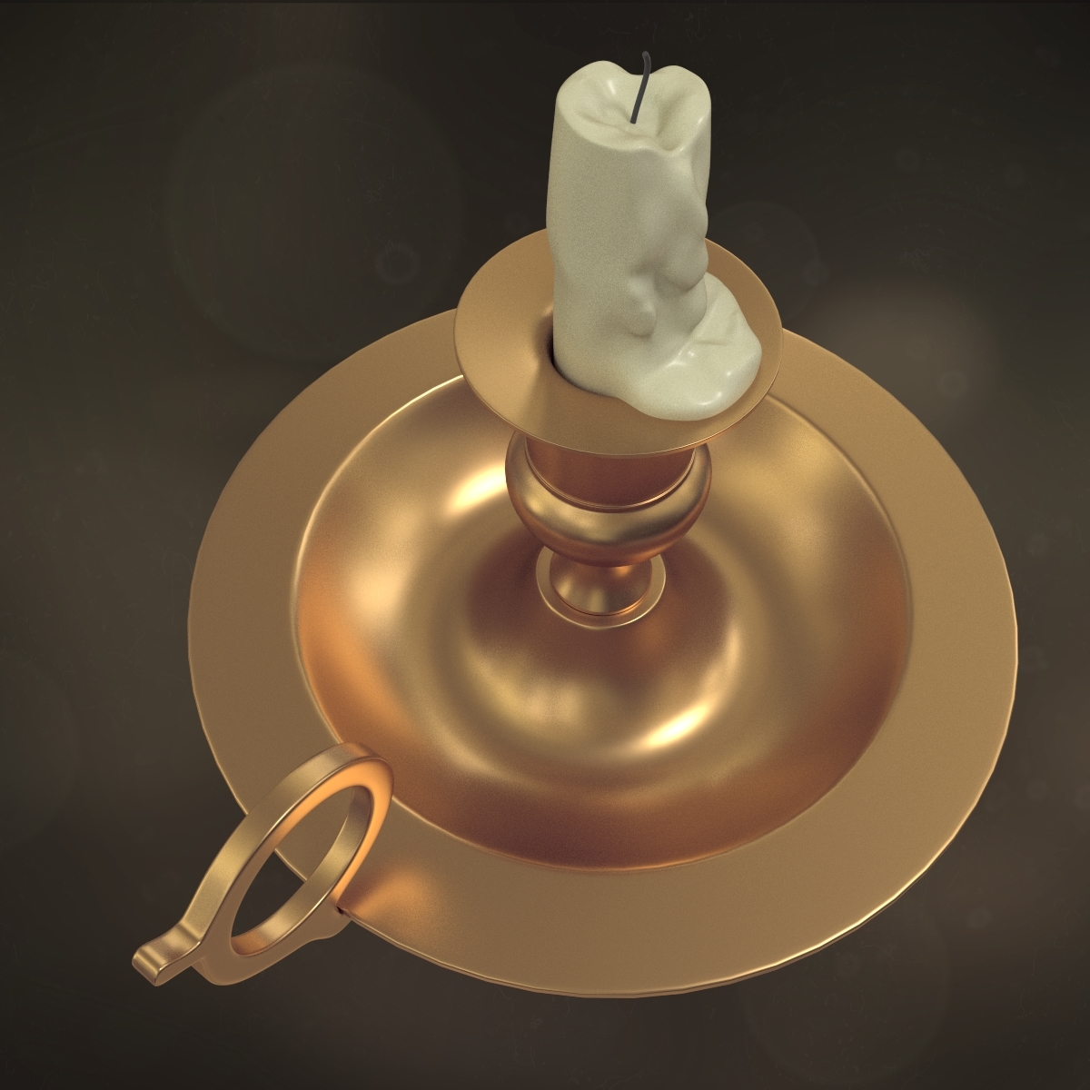 旧烛台3d模型 - turbosquid 777256