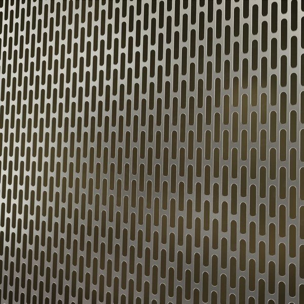 Texture perforated sheet metal