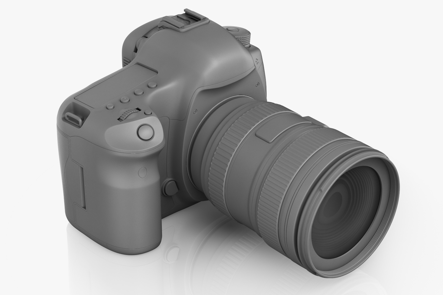 单反相机佳能eos 5d mark iii3d模型