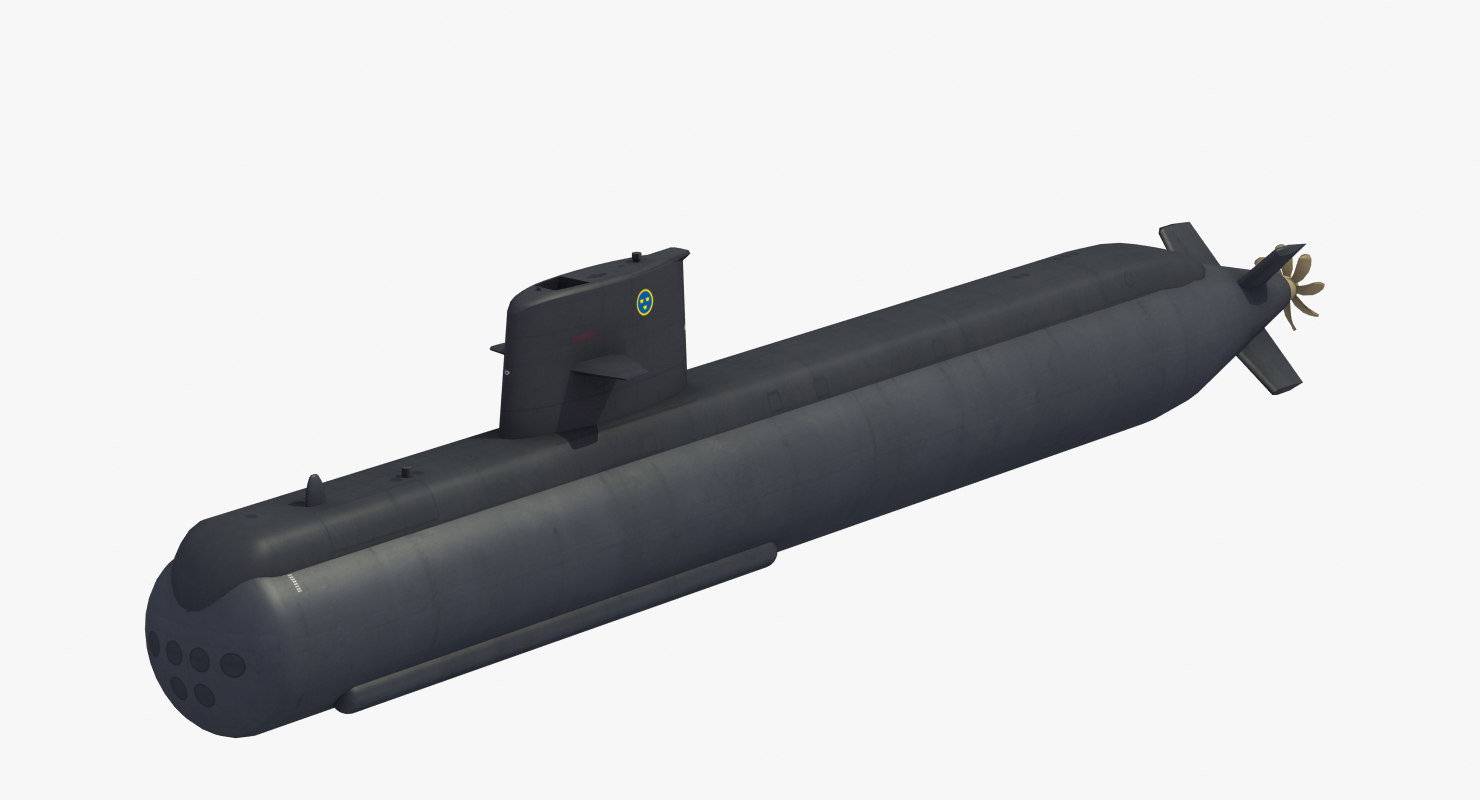 Gotland attack submarine 3D model | 1144263 | TurboSquid