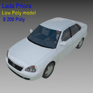 3d lada priora model