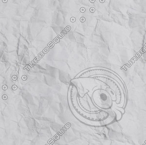 Seamless White crumpled paper Texture