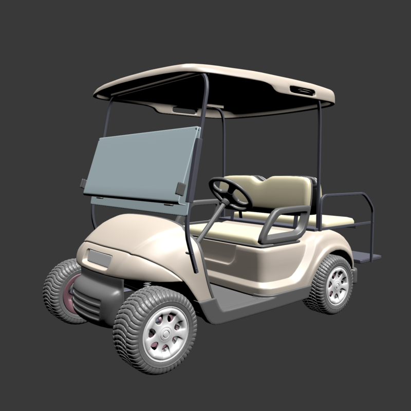 golf car 3d model