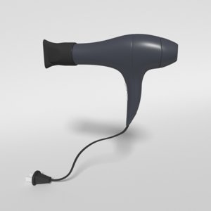 hair dryer 3d model