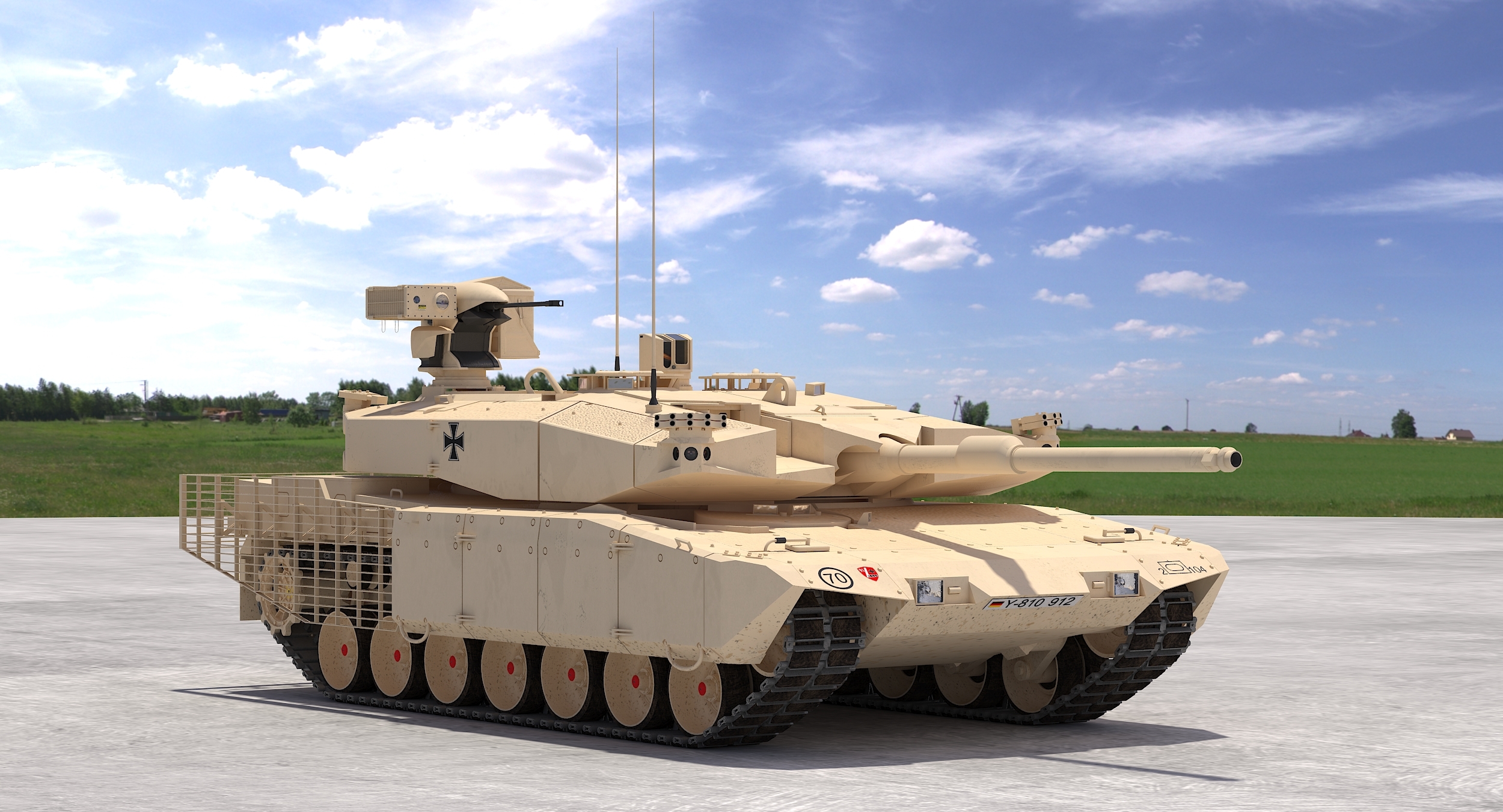 leopard 2 mbt revolution 3d max