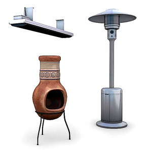 3ds max outdoor heaters