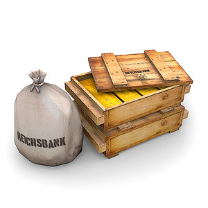 3d reichsbank gold model