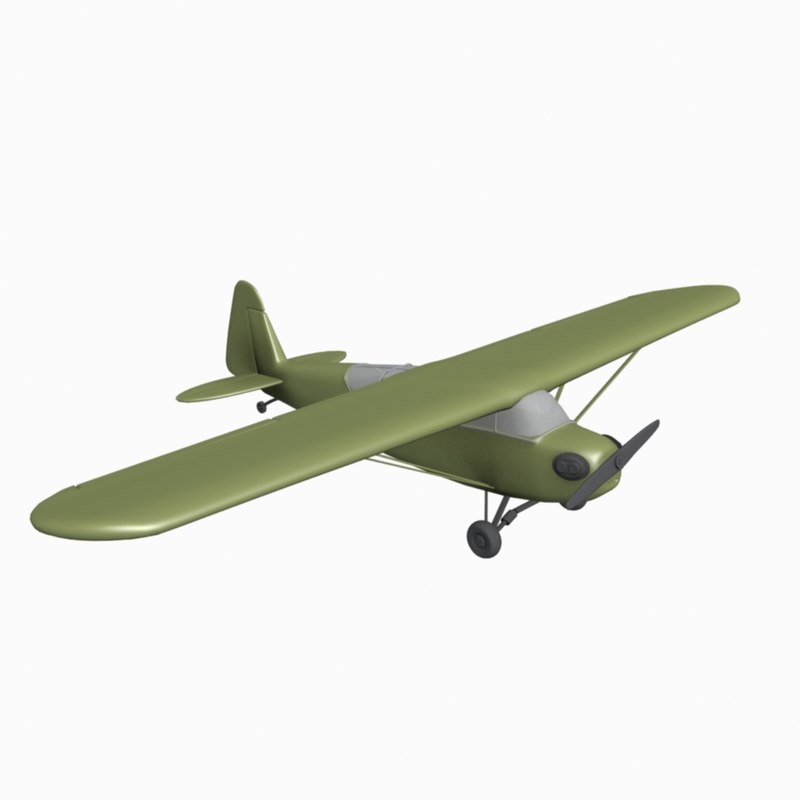 3d piper aircraft model