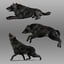 3ds max timber wolf animations