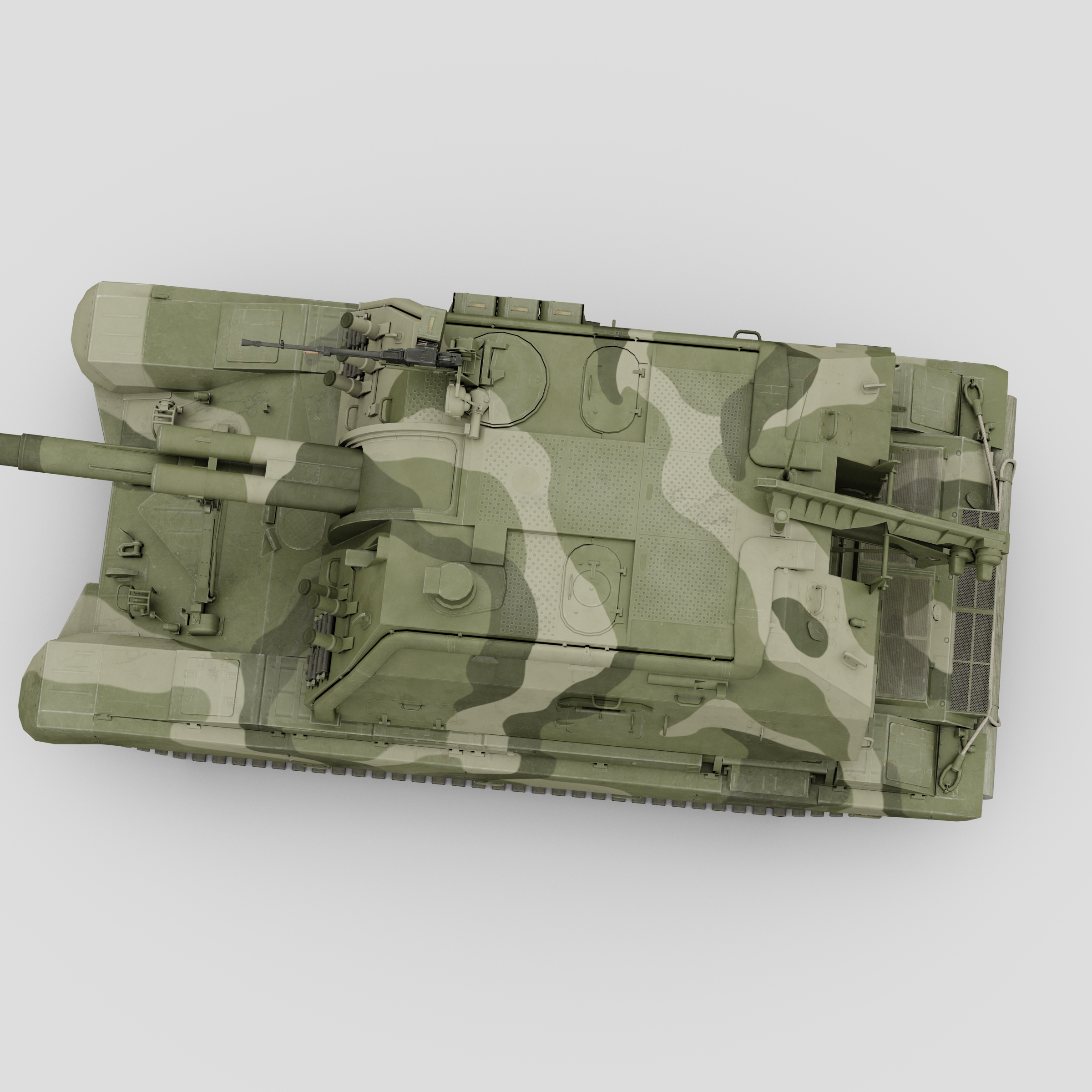 2s19 Msta s Tanks Msta 3d Max