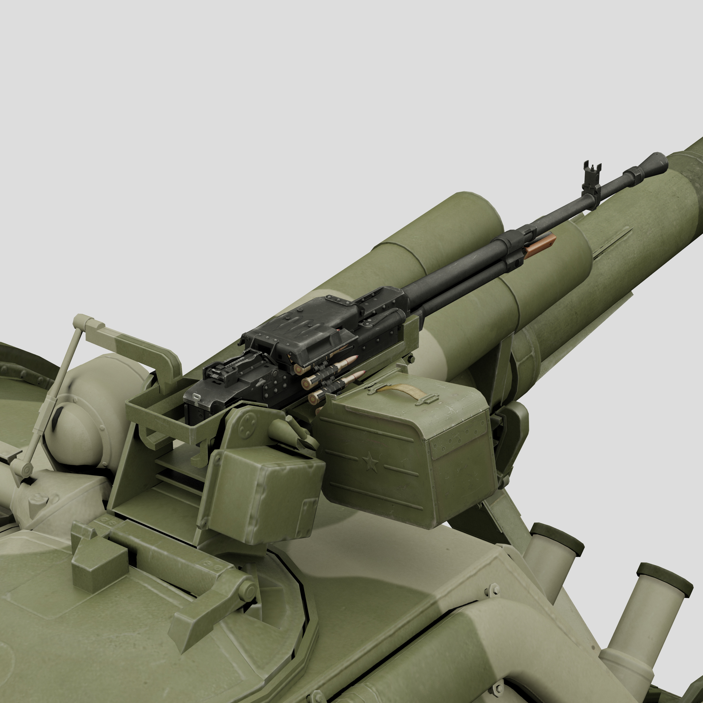2s19 Msta s Tanks Msta 3d Max