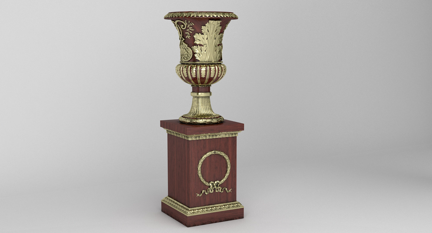 3d model classic urn 01