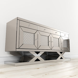 montreal accent cabinet 3d model