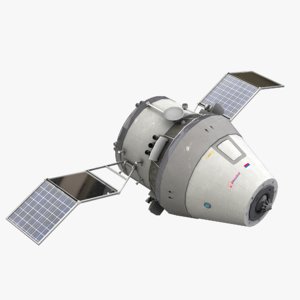 spacecraft federaciya 3d model