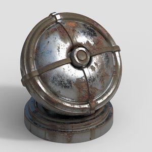 Rusty Steel Substance with Inputs