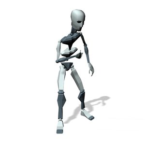 Action hero injured walk
