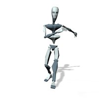 Action hero run and jump