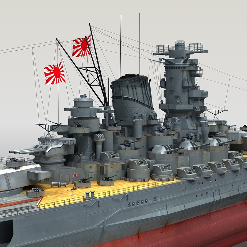 Ijn yamato 3D model - TurboSquid 1211327