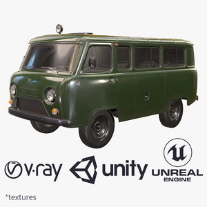 3d Uaz 452 Models Turbosquid