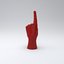 3d hand pointing printable print model