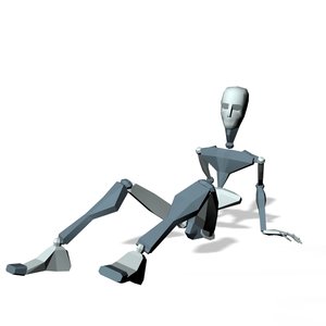 Sit lay relax on floor