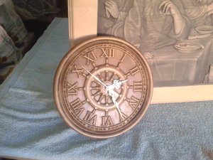 sailor clock wood relief in stl. file