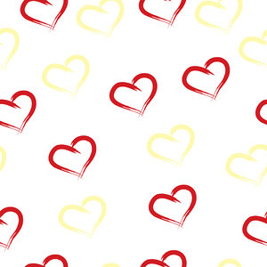 seamless tileable pattern with hearts