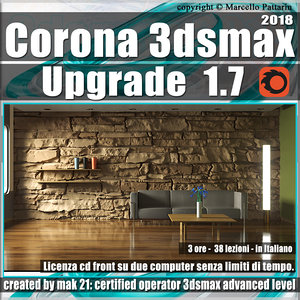 Corona 1.7 in 3dsmax 2018 Upgrade Vol 6.0 Cd Front