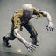 zombie man character pbr 3d model