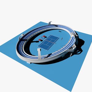 tennis stadium 3d model