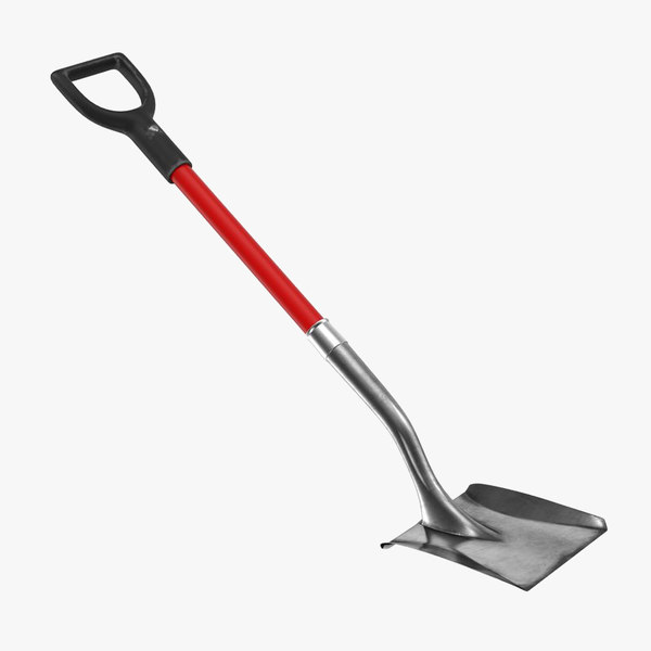 3d model shovel 2 generic modeled