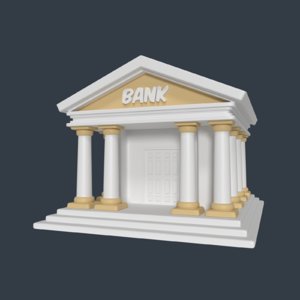 3d model bank