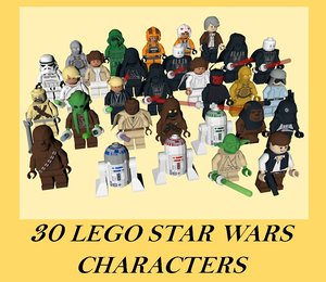 3d 30 lego star wars model