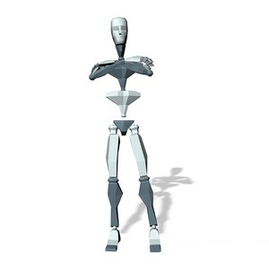 People stand cross arms waiting
