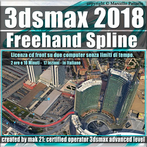 068 3ds max 2018 Freehand Spline v.68 cd front